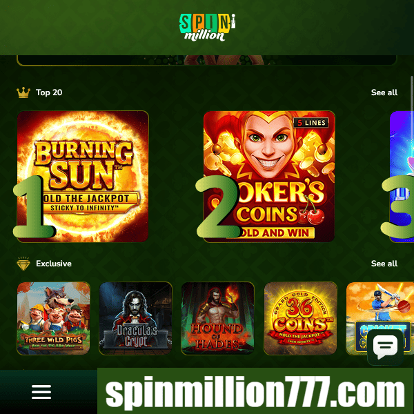 Spin Million - Top 20 jeux (2)