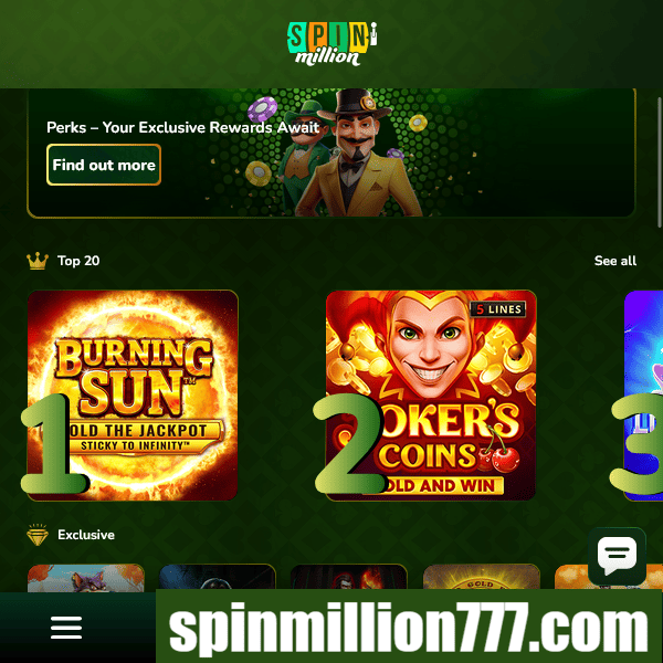 Spin Million - Top 20 jeux